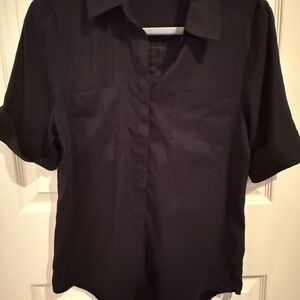 Express Black Button Down Shirt